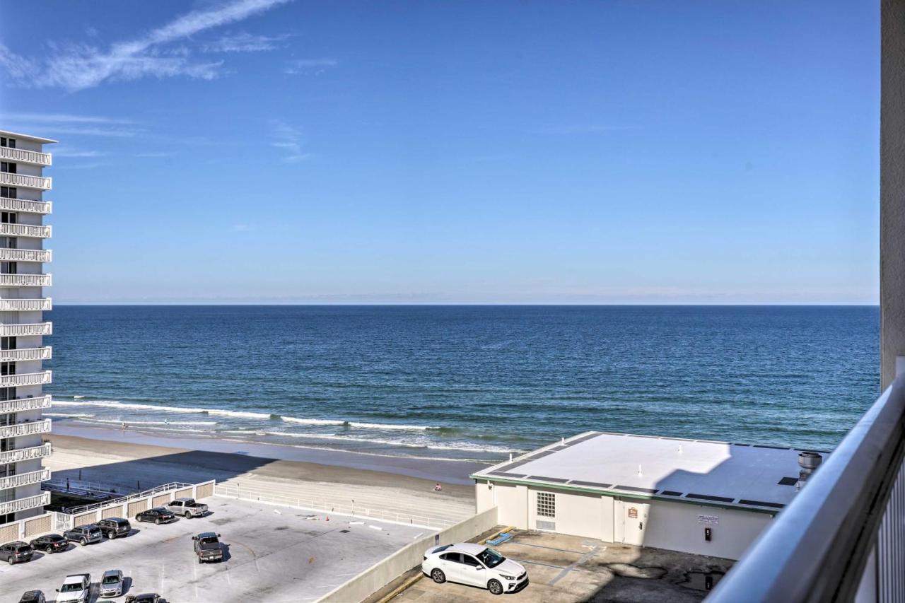 Ocean-View Daytona Beach Resort Retreat With Balcony Exterior foto