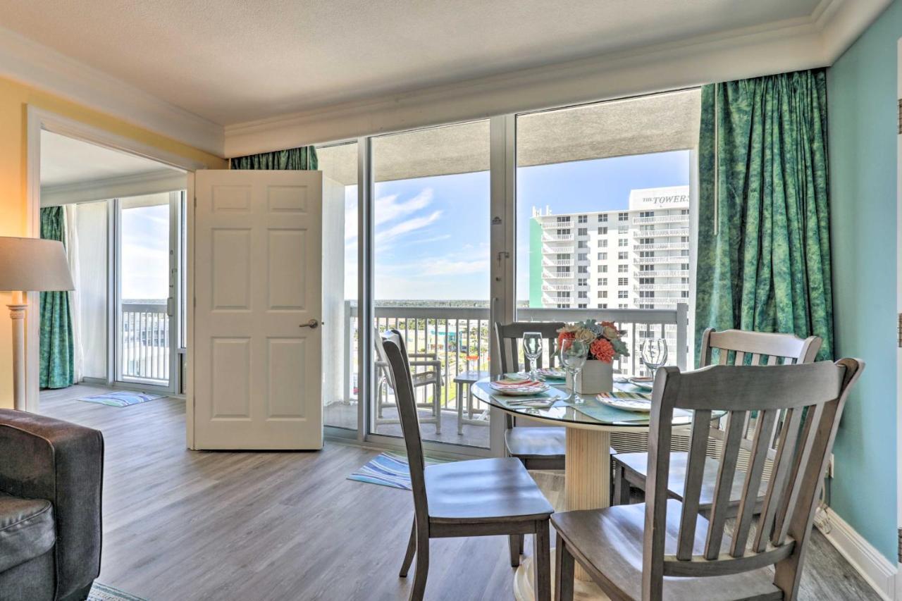 Ocean-View Daytona Beach Resort Retreat With Balcony Exterior foto